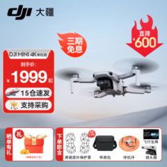 大疆DJI Mini 4K 超高清迷你航拍无人机 新手入门级飞行相机 长续航遥控飞机 三轴机械增稳数字图传 Mini 4K单电套装【送原装桨叶保护罩】 官方标配  送【原装保护罩 镜头膜 停机坪等】